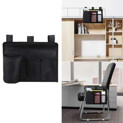 Bolsa de almacenamiento para mesita de noche, bolsa colgante conúltiples bolsillos, organizador de accesorios para cama, dispositivo de tela Oxford para litera de dormitorio, libro de Hospital AAYG