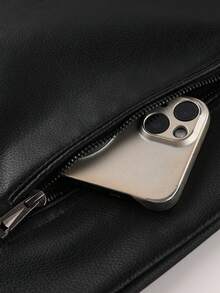 LEDUNTINO Męska, modna, skórzana kurtka motocyklowa z zamkiem błyskawicznym, sportowa, jednolita, typu bomber, ze stójką, męska, wiosenno-jesienna kurtka motocyklowa, idealna na zewnątrz i do pracy, idealny prezent dla chłopaka lub męża, polar, zima