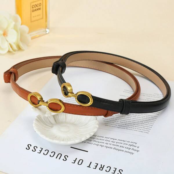 1pc Fashionable Multi-Color Adjustable Waist Band Decor For Dresses, Shirts, Casual & Versatile Belts For Women