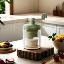 Neue Schneekegel- und Eischnee-Maschine, manueller Eiszerkleinerer mit 1 Eisschale & 2 Eisschalen, perfekt für Slushies, Eis, Eischnee & gefrorene Cocktails, tragbare Handeismaschine, einfach zu reinigen und zu verstauen