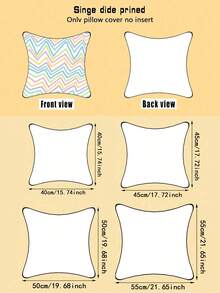 2pcs Navy Blue & White Striped Outdoor Throw Pillow Covers - Modern Minimalist Design, Suitable For Balcony, Garden, Patio, Tent, Rocking Chair, Deep Seat Sofa - Machine Washable Polyester Fabric, Zippered Closure, Ideal For Patio And Outdoor Space, Garden Decor | Striped Pillow Covers | Machine Washable, Outdoor Patio Decor - Blue - View 4