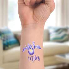 15pcs Back To School Season, Teacher's Day, Temporary Tattoo Stickers, Personalized Name Custom Fake Tattoos, Unique Design, Party Favors, Suitable For Legs, Chest, Arms, Back, Face, DIY Printable Design.