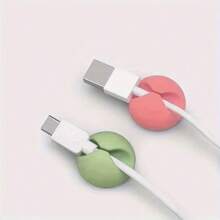 5PCS Cable Clamps, Adhesive Wire Racks, Cable Management Wire Organizers, Cable Organizers For Organizing Home, Office, Car, Desk Bedside Table, And Multi-Color Cables For Office, Dorm And Home Use Cable Organizer Charger Accessories