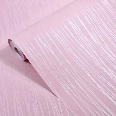 1 Roll Thickened Textured Non-Stick Wallpaper, Decorative Wallpaper For Room, Home Decor, Desk/Dining Table Top Renovation, Furniture Decoration, Self-Adhesive Wallpaper, Kitchen Edging, TV Background Wall DIY Decor