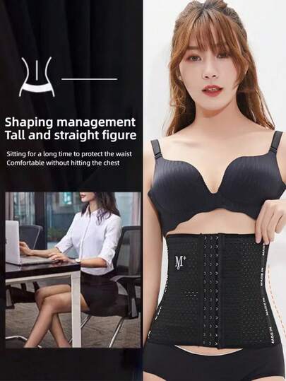 1 件薄腰带/腰部训练器，无缝塑身腰带，透气紧身腰带，适合连衣裙和紧身衣（颜色字母随机）