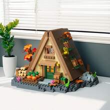 森林树屋积木套装,风车树屋积木套装,花园树屋积木套装,复古树屋积木,成人积木套装,创意拼装积木玩具模型,客厅摆件,橱窗摆件,书桌摆件,居家办公室桌面摆件,圣诞节,万圣节,情人节,母亲节,生日礼物,成人积木,成人拼图,积木 - 復古樹屋積木套裝6 - 查看 3