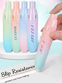 1 pièce/4 pièces Ruban correcteur de couleur de dégradé rêveur, ruban correcteur personnalisé avec nom/texte/logo, ruban correcteur de type pression, tête d'extension de couleur macaron mignonne de type pression, cadeau de retour à l'école personnalisable, anti-perte, retour à l'école, fournitures de bureau personnalisées, fournitures scolaires, papeterie de bureau scolaire, fournitures scolaires pour enfants, ruban correcteur, style , couleur, petite taille, grande capacité, mignon, mini, silencieux, retour à l'école