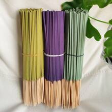 60/120pcs Natural Incense Sticks, Scents Of Summer: Lavender + Sage + Lemongrass, Home Decoration, Tea Room & Hotel, Suitable For Meditation And Sleep Aid, Mood Uplift And Relaxation, Ideal Holiday Gift
