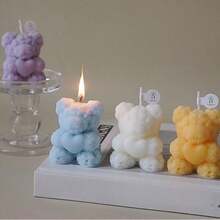 1 nến thơm hình gấu hồng, trang trí đáng yêu cho đám cưới, quà tặng cho bạn đời, trang trí nhà cửa, quà tặng ngày lễ tình nhân, quà sinh nhật, quà cưới, đồ trang trí Giáng sinh, quà tặng Giáng sinh, trang trí phòng - nhiều màu - Xem 5
