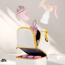 新款母乳储存袋、产妇包、哺乳袋带降温功能、便携式保温母乳背包（不含冰袋、奶瓶）