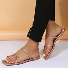 Women Flat Sandals - 金色 - 查看 5