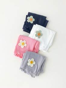 2 pares de mallas de 7 puntos para niñas, leggings de seda de hielo, leggings de 7/8 de confort fresco para niños pequeños - excelentes para capas de verano