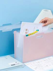 Pasta Sanfona com 13 Bolsos, Organizador de Documentos Vertical, Suporte para Provas de Estudante, Pasta de Arquivo Tamanho A4 de Grande Capacidade, Armazenamento de Escritório de Mesa, De Volta às Aulas, Material Escolar