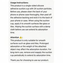 24 件单面硅胶吸盘简约吸盘贴纸防滑手机壳便携式可移动手机支架（适用于玻璃、瓷砖等光滑表面，使用前清洁产品表面以延长使用寿命） - 淺粉色 - 查看 5