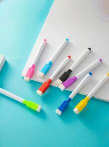 8pcs Magnetic Erasable Whiteboard Pen Set No Scratch And Easy To Wipe For Colorful Drawing And Sketching Back To School