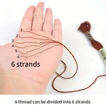 100pcs Embroidery Thread + 1pc Scissors Embroidery Thread Set, Cross Stitch Craft Thread, DIY Handmade Friendship Bracelet Weaving Thread, High Quality Rainbow Color Embroidery Silk Thread, Cross Stitch Thread, Craft Thread, Embroidery Thread Set For DIY Sewing, Embroidery Starter Kit - Multicolor - View 7