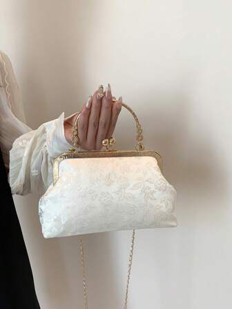 Fashion Pattern Ladies Handbag, Elegant Tote Bag For Party, Shopping, Pattern Placement Random