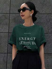 Women T-Shirts - 綠色 - 查看 3