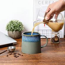 Large Ceramic Coffee Mugs, 20 - And Microwave Safe (Blue Green)-Holidaygift - 藍灰色 - 查看 4