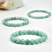 全新复古弹力绳手链女士饰品玉石翡翠手链全新中式配饰适合聚会等高档场合佩戴