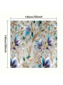 1/20 chiếc khăn trải bàn bằng polyester chống thấm nước có họa tiết thực vật và bướm - Hoàn hảo cho nhà bếp, tiệc tùng, dã ngoại và trang trí ngoài trời - Nhiều màu - Xem 12