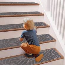 15 PCS Non-Slip Stair Mats - Carpet Step Protectors For Home Indoor Pets  Elders