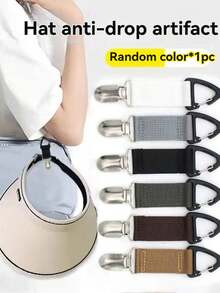 6pcs Outdoor Hat Clip, Suitable For Travel On Bag, Beach Vacation/Cruise Essential Hat Rack, Strong Grip Space Saving Hat Clip, Women/Family Travel Accessories, Summer Essentials - Multicolor - View 10