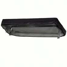 1pc 210D Oxford Cloth Outdoor Patio Swing Canopy Cover, 4-Season Sunshade For 3 Person Hanging Chair, Available In 3 Sizes