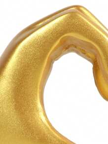 1 pièce Décoration de geste de la main d'amour, sculpture de doigt en forme de cœur, statue d'art moderne personnalisée pour la décoration de la maison, décoration de bureau créative pour mariage, cadeau pour la Saint-Valentin, le Nouvel An, les anniversaires et la remise des diplômes