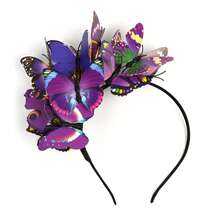 1pc Butterfly Fascinator Hats Monarch Butterfly Headband Crown Tea Party Kentucky Halloween Costume Headpiece - Multicolor - View 17