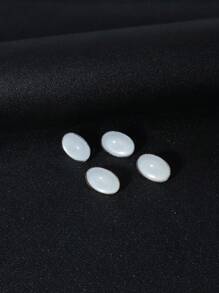 1 Set de joyería corporal para mujeres, que incluye aretes con gemas artificiales blancas incrustadas, accesorios elegantes, encantadores y sexys para fiestas de verano en la playa, discoteca o eventos
