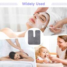 1 pièce Serviette de massage pour soins de la peau de salon de beauté en microfibre. Enveloppement facial personnalisé pour spa à domicile. Serviette d'enveloppement facial ESTHÉTICIENNE (gris foncé). Décoration de salle de bain à la maison, décoration d'automne, retour à l'école pour le salon de beauté et la salle de bain à la maison