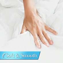 Kingsley  Queen Duvet Comforter Insert - Ultra Soft Box Stitched Queen Size Duvet, All Season White Down Alternative Cozy Comforter With Corner Tabs, Queen 90x90