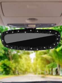 1pc Hot Stamping Decorative Set For Rearview Mirror - Universal For All Seasons
