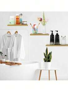 1 Pc Floating Shelves Wood Wall Mounted Shelf Picture Ledge Display Racks Spice Racks Decorative Wall Shelves For Bedroom Living Room Kitchen Home Office