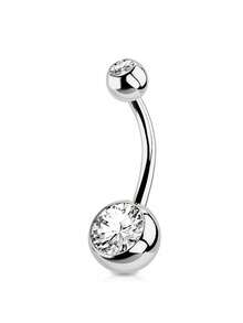 肚脐穿孔饰品，肚脐饰品，不锈钢肚脐穿孔饰品，女性肚脐环，男士肚脐穿孔饰品 - 彩色 - 查看 20