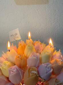 3D Tulip Silicone Mold - Floral Candle/Soap/Resin DIY Craft Kit - White - View 6