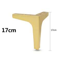 4 Stück/Set: Möbel Metallbeine, Sofa Beine, TV Schrank Beine, Badezimmerschrank Beine, hochwertige Metall Sofa Beine, moderne dreieckige Schrank Beine, Sofa Beine, Stuhl Beine und Schrank Beine. Geeignet zum Ersetzen von Möbel Zubehör. - Gold - Übersicht 10