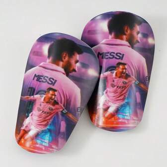 1 Pair Mini Master Football Shin Guards, Thick & Durable Mini Football Shin Pads For Adults, Suitable For All Seasons