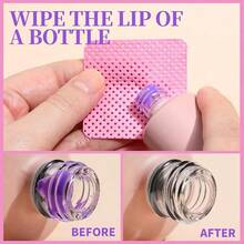 1000/400/200PCS Lint Free Nail Wipes, Nail Polish Remover Pads Eyelash Extension Wipes, Soft Non-Woven Acetone Nail Polish Remover Pads Nail Wipes For Nail Prep And Gel Polish Remover, No Lint Nail Glue Wipes Eyelash Extensions - Pink - View 8