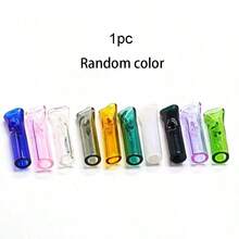 1/2/3Pcs Reusable Glass Rolling Paper Tobacco Holder Cigarette Filter Smoking Herbal Tool Mouthpiece For Father,Random Color - Multicolor - View 10