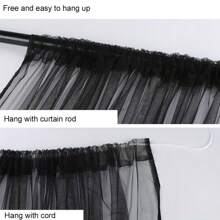 Mosquito Netting Curtain For Outdoor - Heavy-Duty Bug Proof Screen For Patio, Gazebo, Pergola - Easy Install, Weather-Resistant Semi-Transparent Mesh Curtains Keep Insects Out (Cord Not Included)