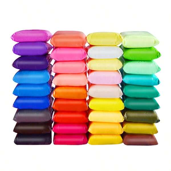 12-24-36 Color Ultra-Light Clay, Multiple Colors Available For Free Mixing, Handmade Modeling Clay, Space-Themed Art Clay, DIY Crystal Clay