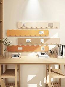 1 Stück boho-artiges wiederverwendbares selbstklebendes Filz-Pinnwand, wandmontierte Dekoration für Zuhause/Büro, geeignet zum Anheften von Notizen, Fotos, Memo, Schmuck und Raumdekoration, passend für Schlafzimmer, Arbeitszimmer, Wohnzimmer, Klassenzimmer, Wohnheim und andere Bereiche