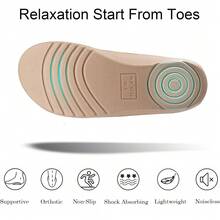 Local Delivery--GRITHEIM Women's Orthotic Arch Support Slippers Fuzzy Adjustable Orthopedic Slippers For Plantar Fasciitis Furry Slide For Ladies - Brown - View 5
