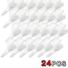 24pcs/Set - 2BA Integrated High Transparency Dart Flights - High Hardness POM Dart Flights - 8 Colors Available For Free Combination - Non-Deformable - Can Improve Accuracy - Multicolor - View 14