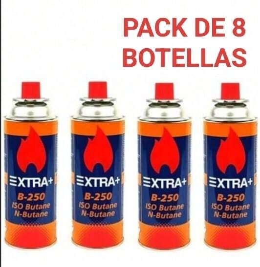 CYP Cartuchos de Gas Butano 220g para Hornillos y Quemadores - 100% Butano, Compatibles con Cocinas Portátiles, Sopletes y Más - Cartucho Desechable con Válvula de calidad de confianza pack de 8 botellas. TAMBIEN HORNILLO DE GAS CRISCOLOR TOP CLAIDAD