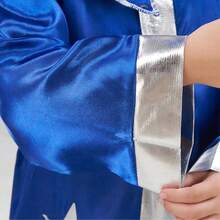 Capa de mago para niños, conjunto de mago para niño y niña, ropa de mago, sin accesorios - azul real - Ver 6