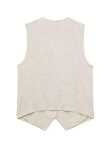 Top ample en lin décontracté pour femme DEEKA, look polyvalent pour le printemps/été