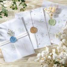 20/30pcs Luxury Pre-Folded Vellum Envelopes, Fits 5x7 Inch Invitations - 5x7 Inch Vellum Envelopes - 115gsm Wedding Invitation Packaging Paper - Transparent, Suitable For School Supplies And Back To School Season - Translucent - View 6